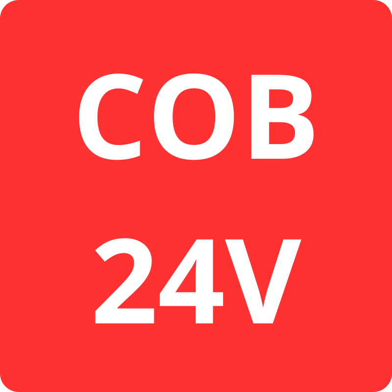 COB LED pásky 24V